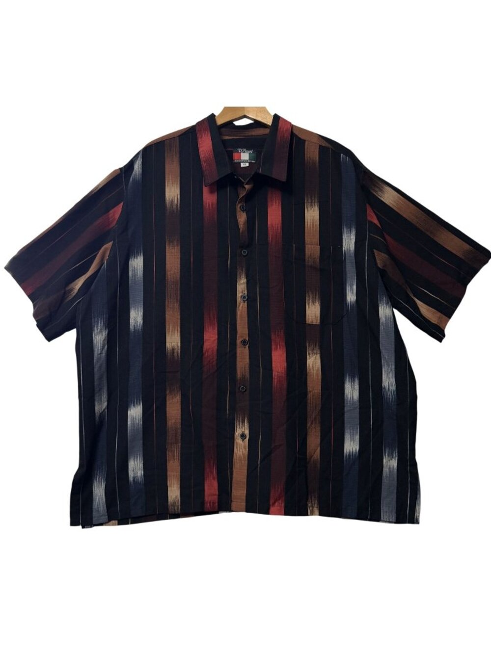D’Accord Men’s Vintage Striped Button-Up Shirt Cotton - XXL